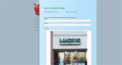 Desktop Screenshot of lucyshealthfoods.com